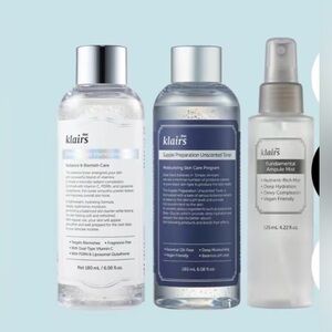Klairs Skin Flooding Trio-Ampoule Mist Moisturize Toner & Vitamin Essence Toner